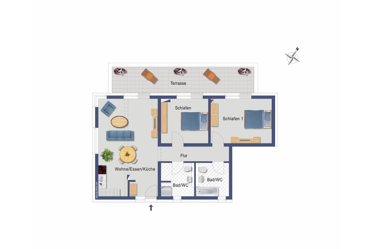 Haus Seven Seas - Wohnung Indik Херингсдорф Экстерьер фото